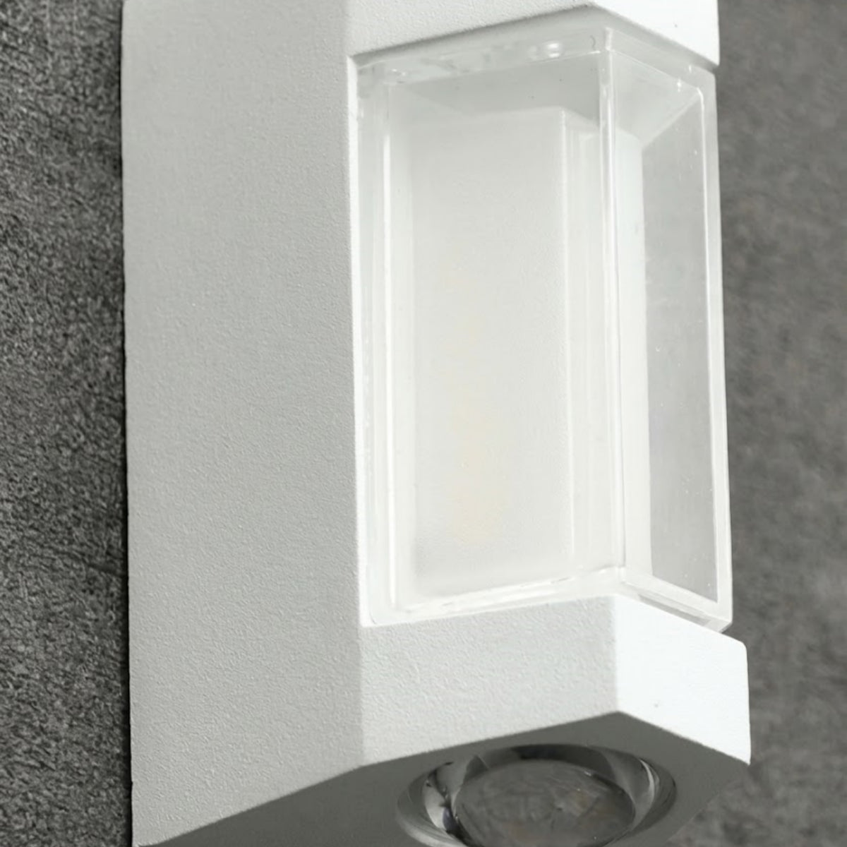 Arcato Nordic Outdoor Wall Lamp – White/Black Acrylic Light for Courtyard/Patio