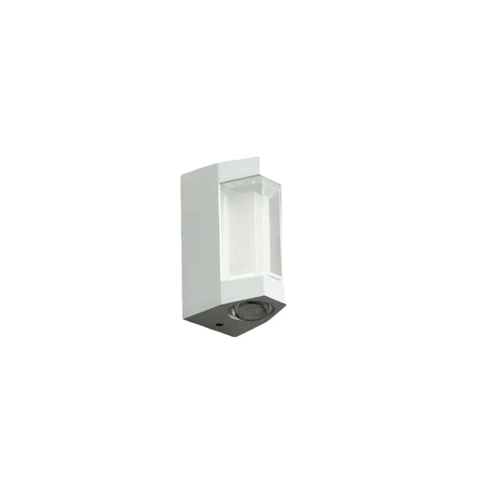 Nordic Outdoor Wall Lamp – White/Black Acrylic