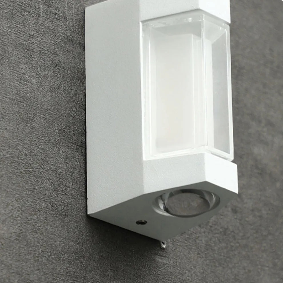 White Modern Outdoor Wall - mounted Light