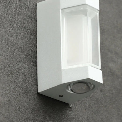 White Modern Outdoor Wall - mounted Light