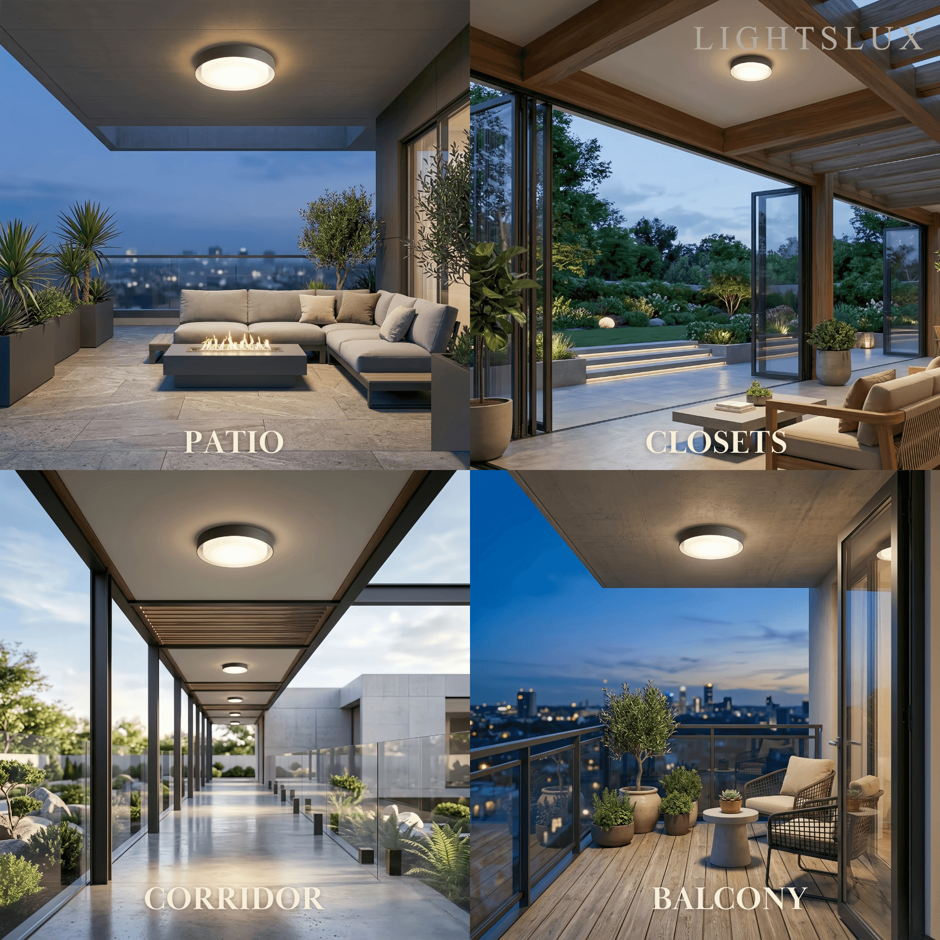 Modern_Black_Outdoor_Ceiling_Lights_Metal_Acrylic_Round_Outdoor