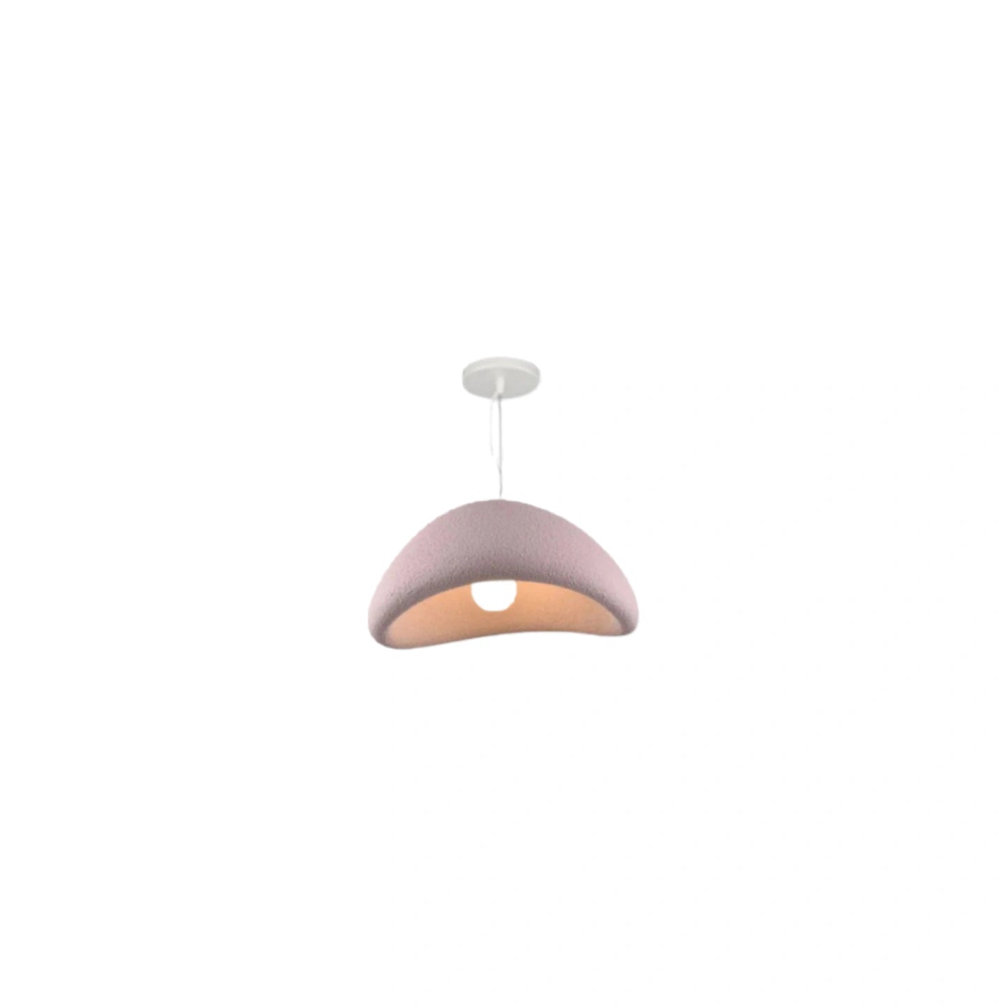 Pendant Light - Bread Shape Polystyrene & Metal for Dining Room