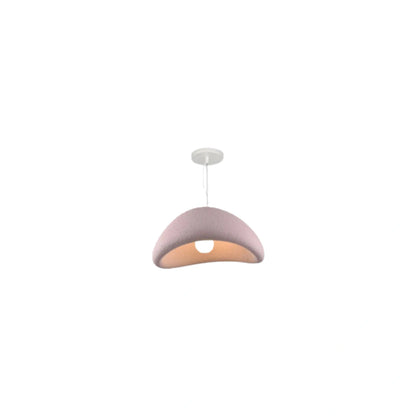 Pendant Light - Bread Shape Polystyrene & Metal for Dining Room