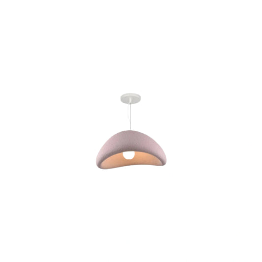 Pendant Light - Bread Shape Polystyrene & Metal for Dining Room