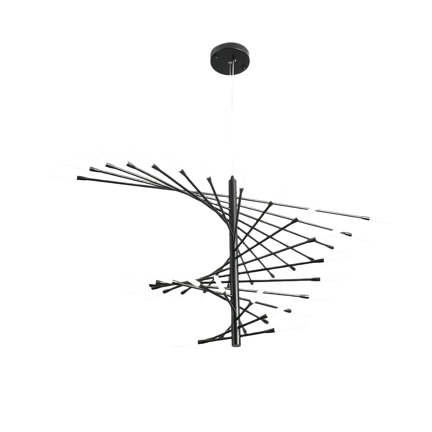 Modern Metal & Acrylic Chandelier