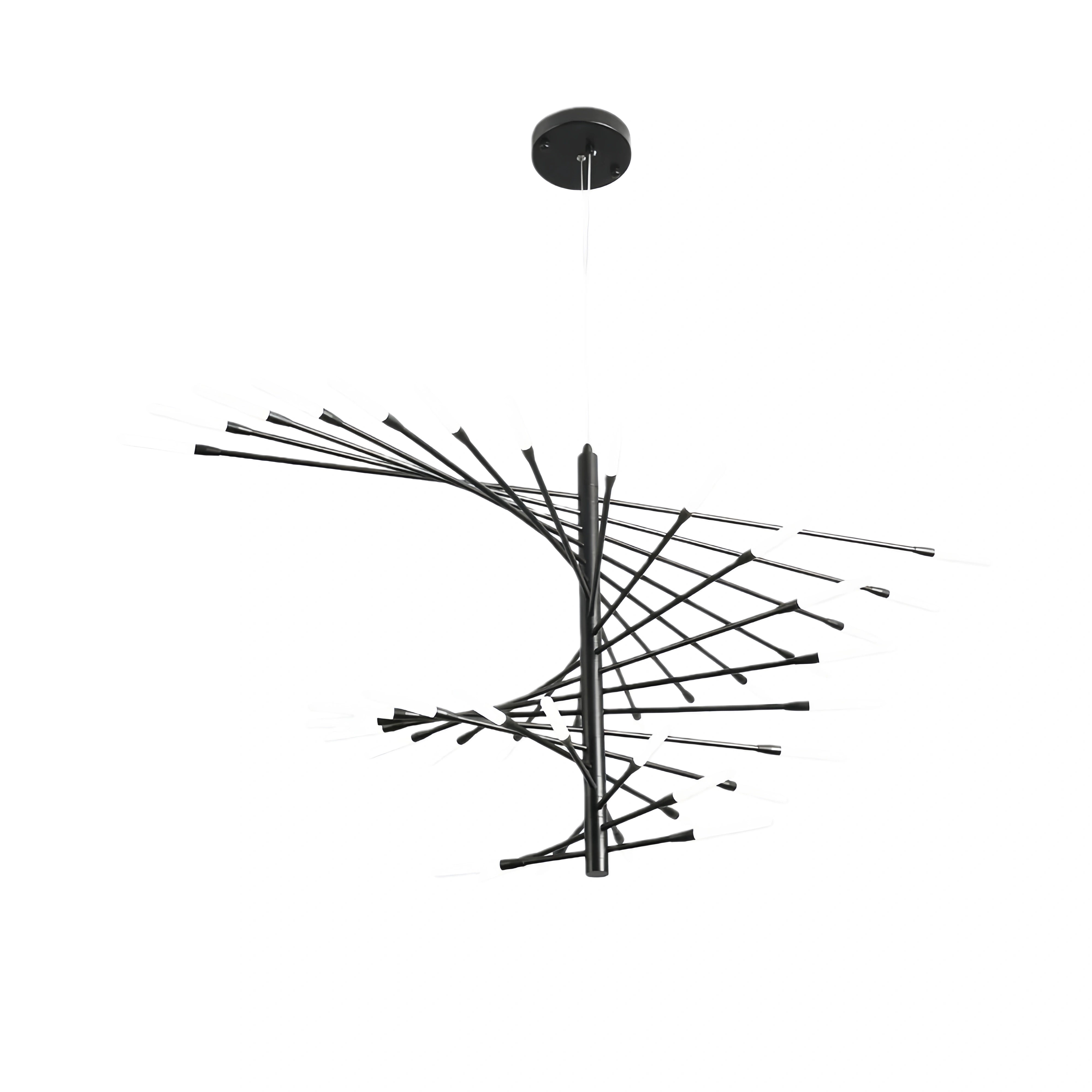 Modern Metal & Acrylic Chandelier