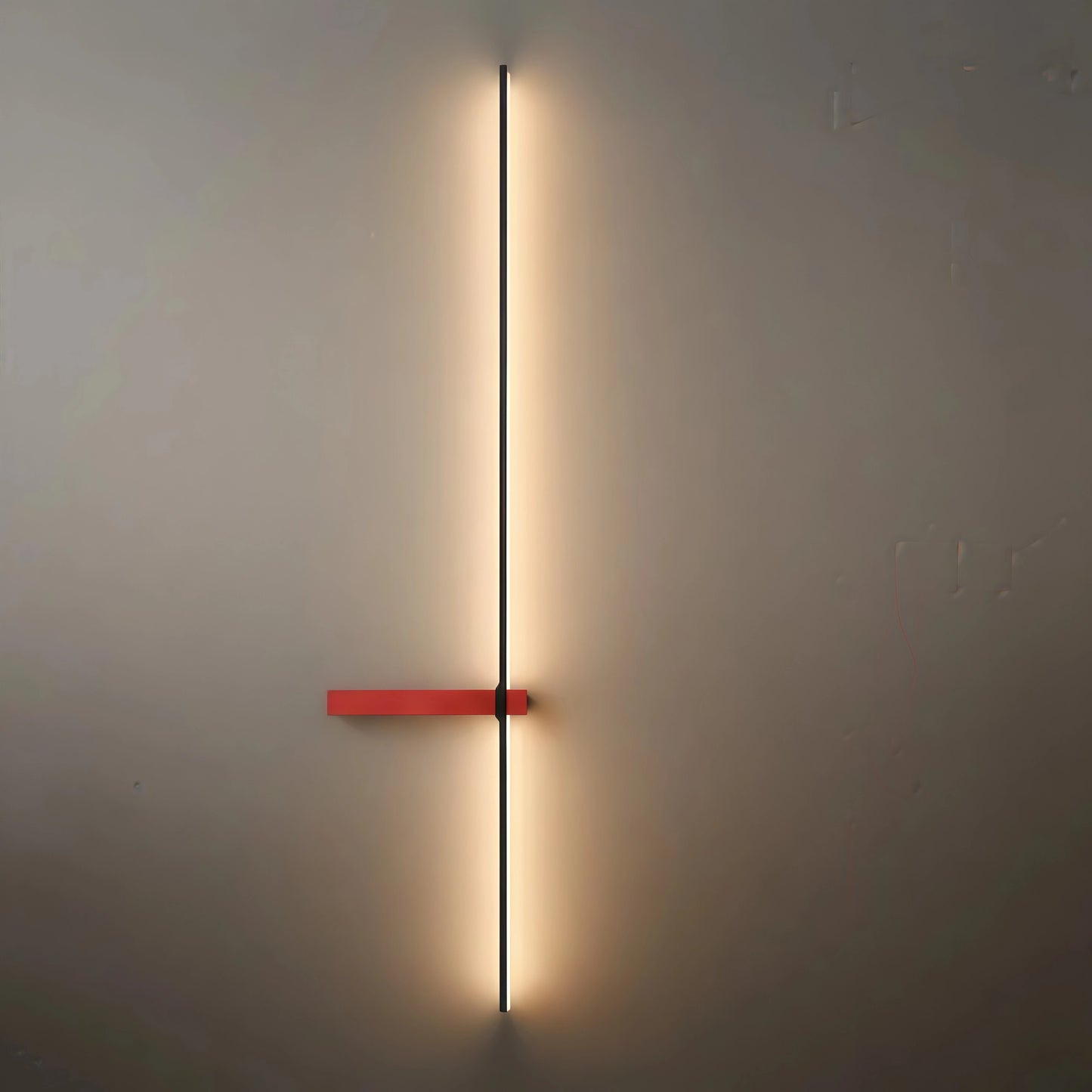 LED Wall Lamp – Black/White/ Red for Living Room