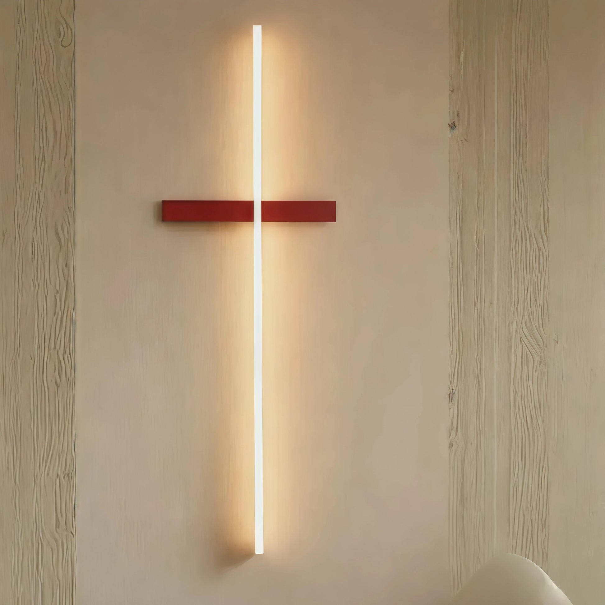 LED Wall Lamp – Black/White/ Red for Living Room