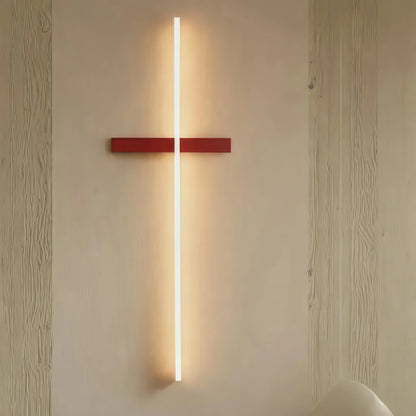 LED Wall Lamp – Black/White/ Red for Living Room