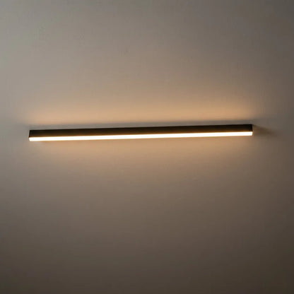 Arcato Minimalist Rectangular Vanity Light Black Metal/Acrylic for Bathroom/Bedroom