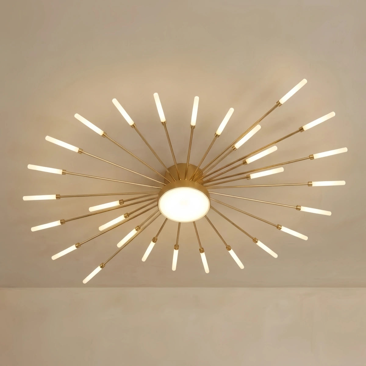 Nebula Modern Firework Ceiling Light –  Gold/Black for Bedroom Dining Room Living Room