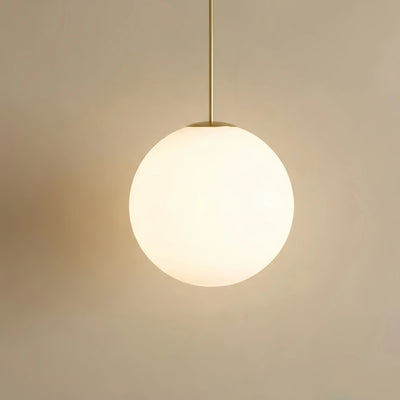 Vetro Modern Bubble Glass Pendant Light – Clear or Milky White for Dining Room