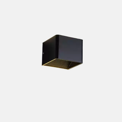 Morandia Moderne quadratische Metall-Wandleuchte – 6 Farben fürs Schlafzimmer