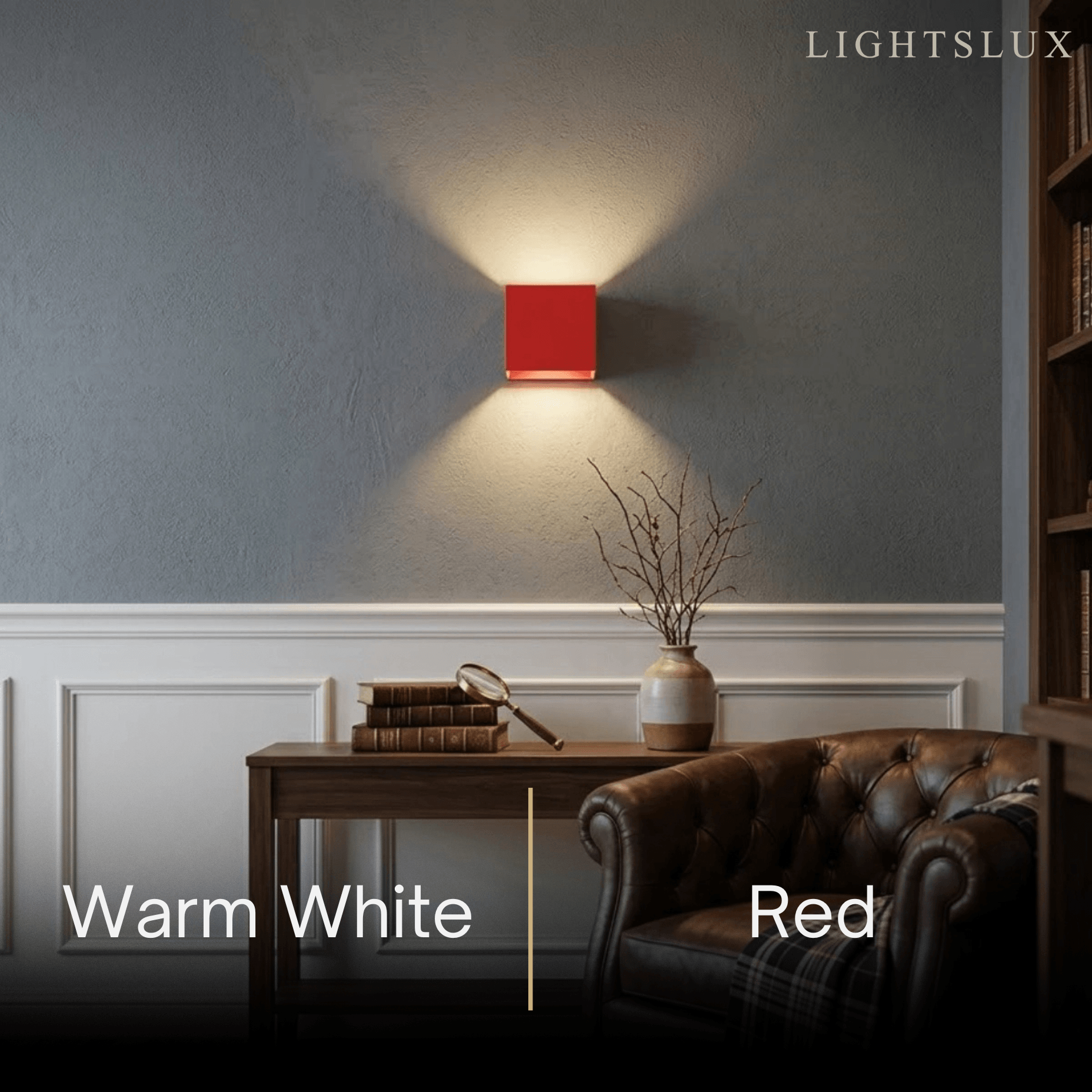 Morandia Modern Square Metal Wall Lamp - 6 Colors