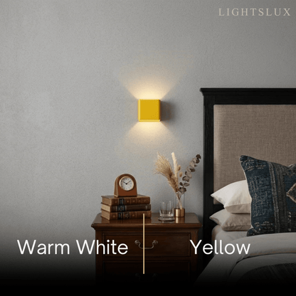 Morandia Modern Square Metal Wall Lamp - 6 Colors