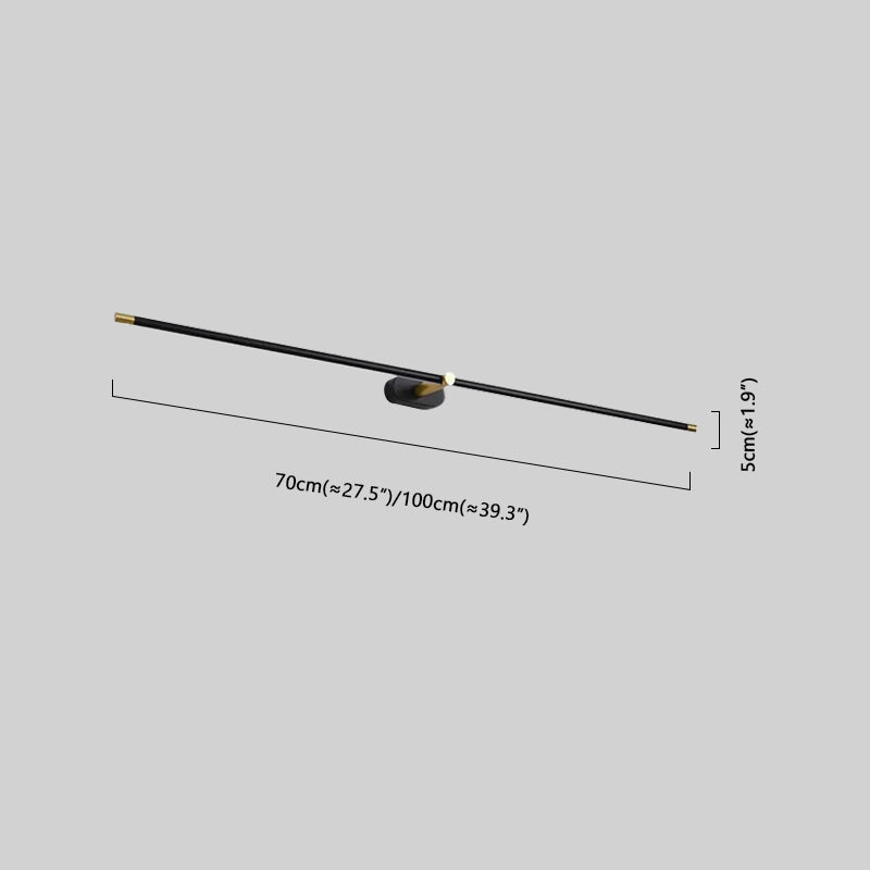 Minimalist Linear Wall Lamp Dimension