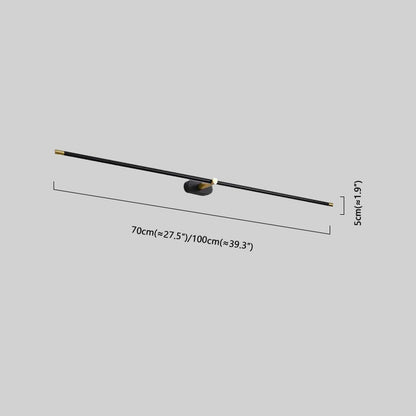 Minimalist Linear Wall Lamp Dimension