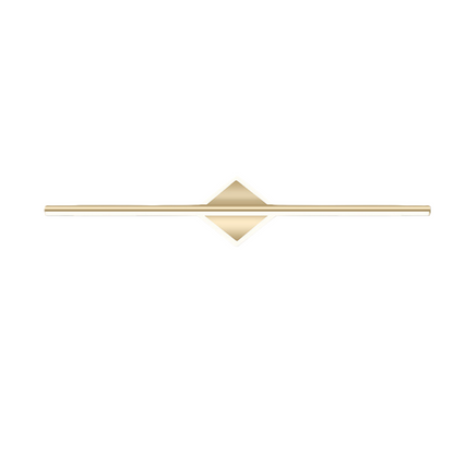 Arcato Minimalist Linear Vanity Light 每 Black/Gold Metal for Bathroom/Bedroom