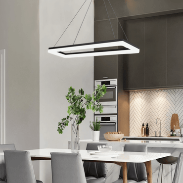Modern Rectangular Pendant Light  for dining room