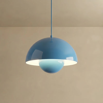 Morandia Art Deco Morandi Dome Pendant Light – Colorful Metal Lamp
