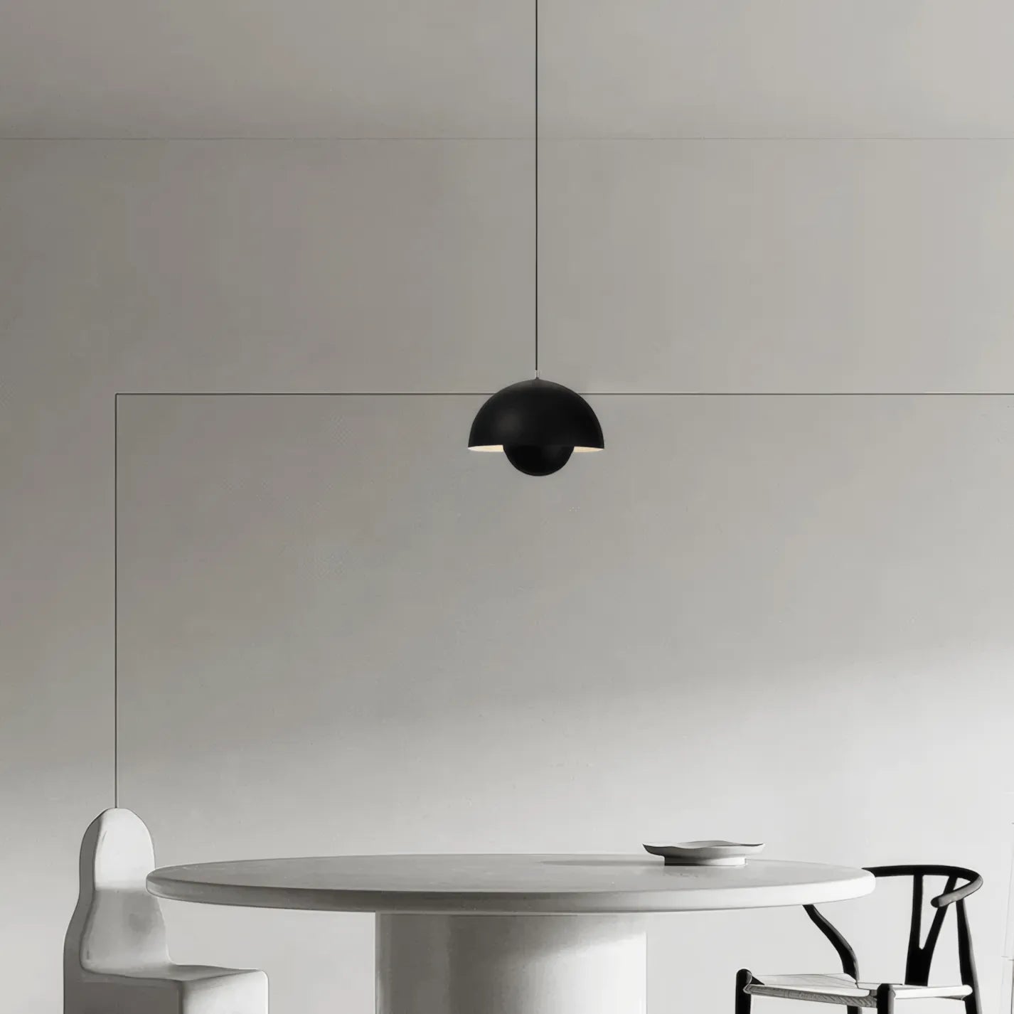 Art Deco Morandi Dome Pendant Light