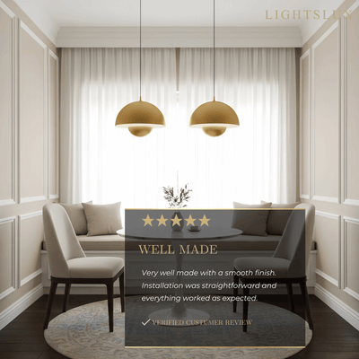 Morandia Art Deco Morandi Dome Pendant Light
