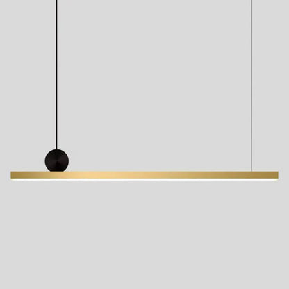 Modern Black Pendant Light - Asymmetrical Metal 