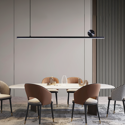  Dimmable Pendant Light - Metal Linear for Living Room