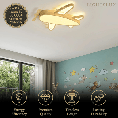Vivara Designer Wood Ceiling Light