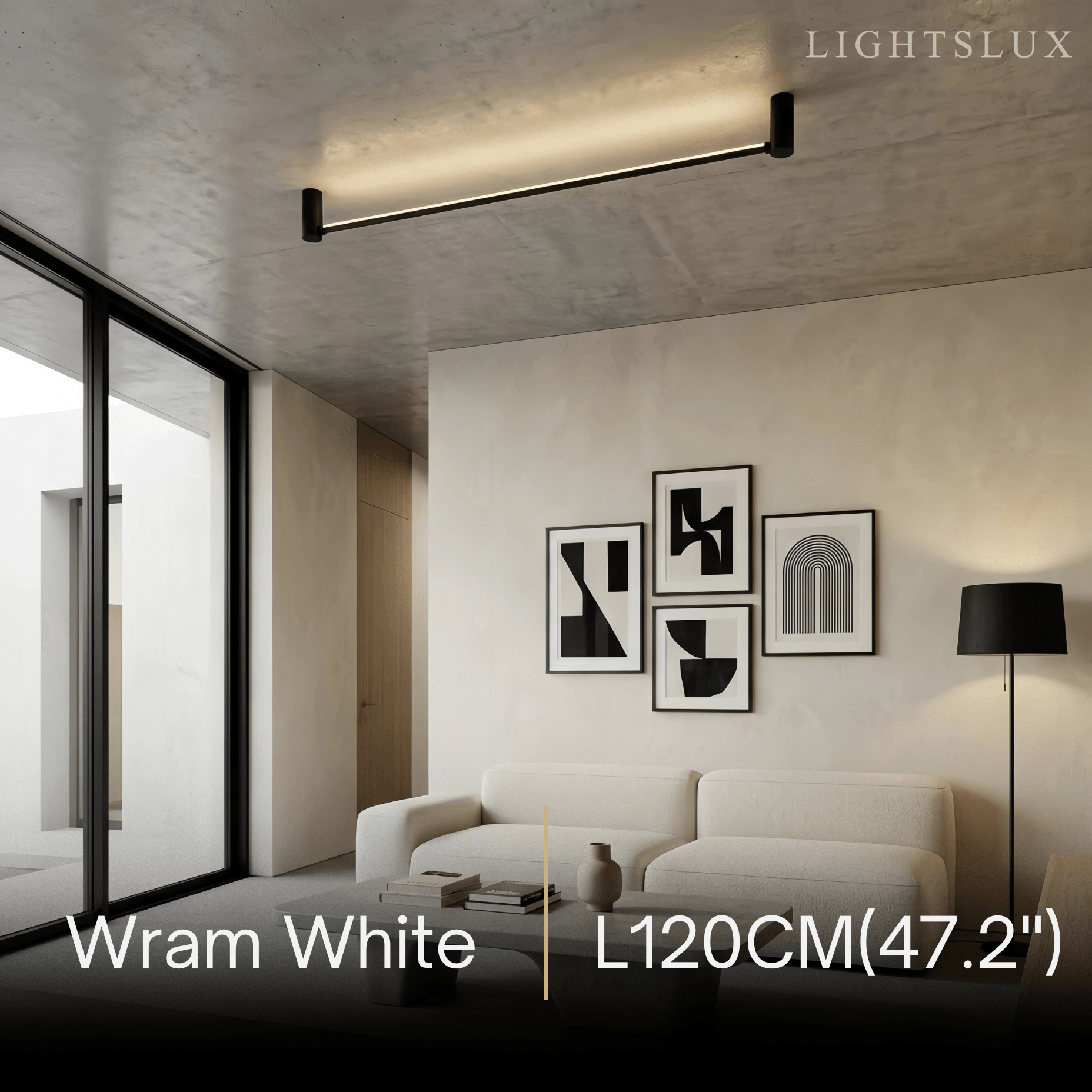 Arcato Modern Linear Ceiling Light
