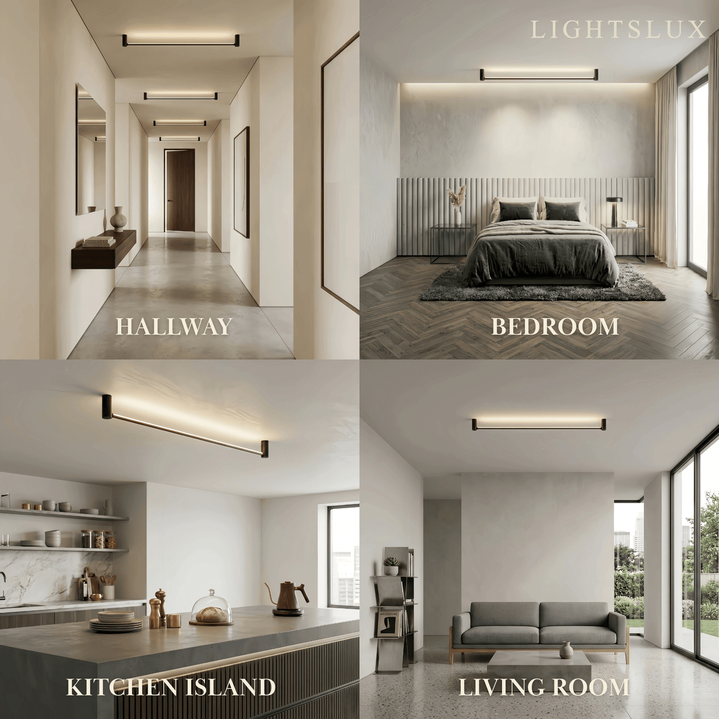Arcato Modern Linear Ceiling Light