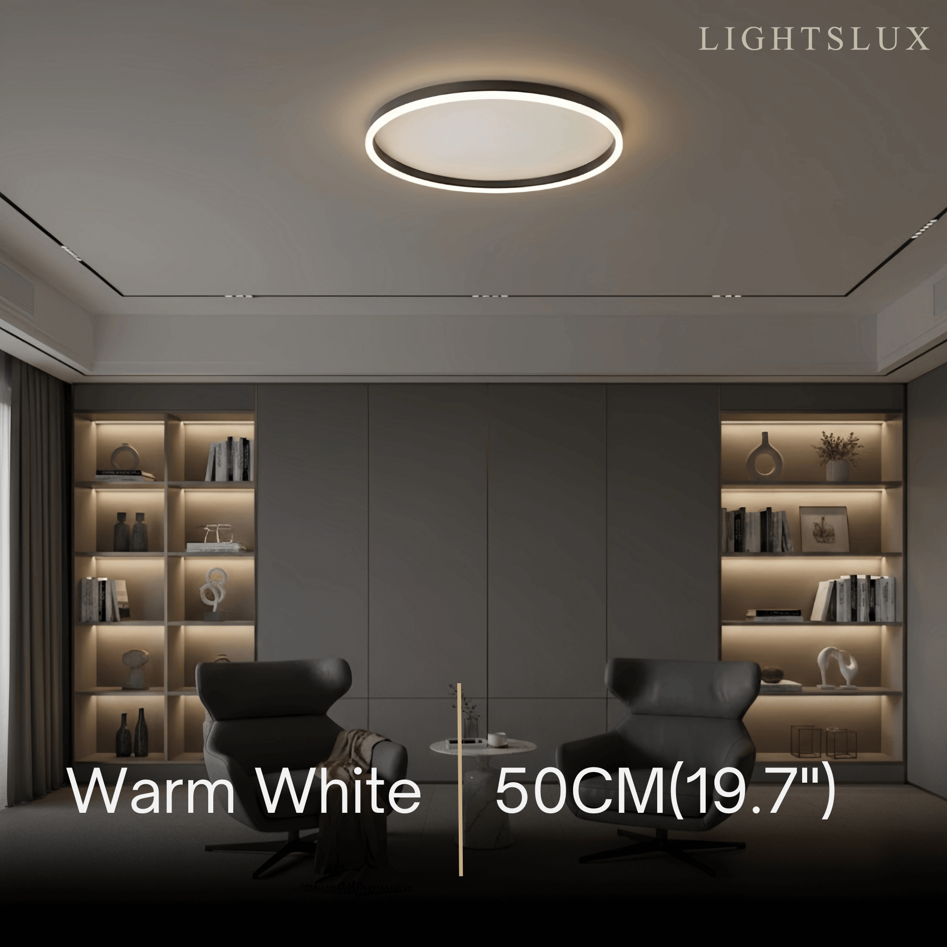 Modern Ring Flush Mount Ceiling Light