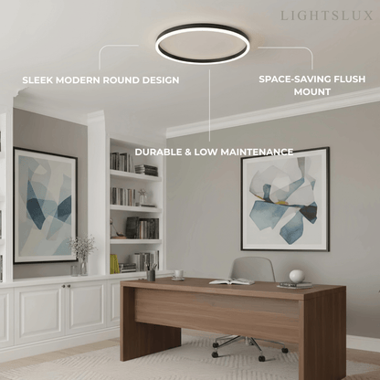 Modern Ring Flush Mount Ceiling Light