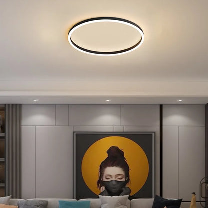 Modern Ring Flush Mount Ceiling Light