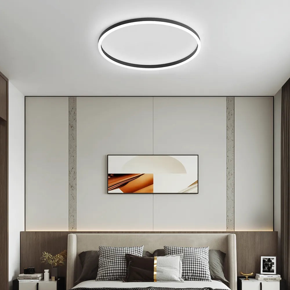 Modern Ring Flush Mount Ceiling Light