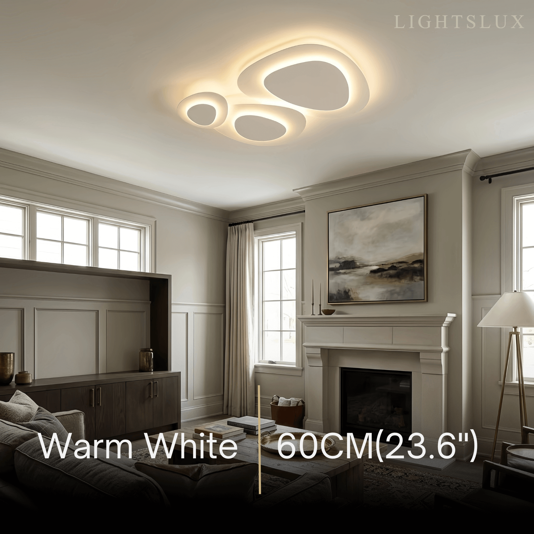 Crema Modern LED Flush Mount Ceiling Light – Nordic Metal Bedroom Fixture
