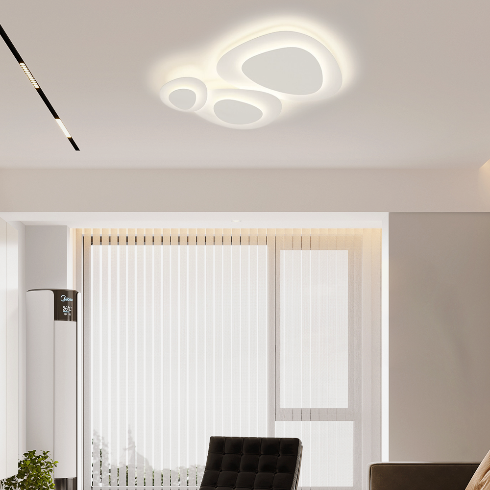 Nordic White LED Ceiling Light for Living Room