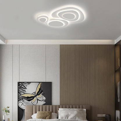 Nordic White LED Ceiling Light for Bedroom