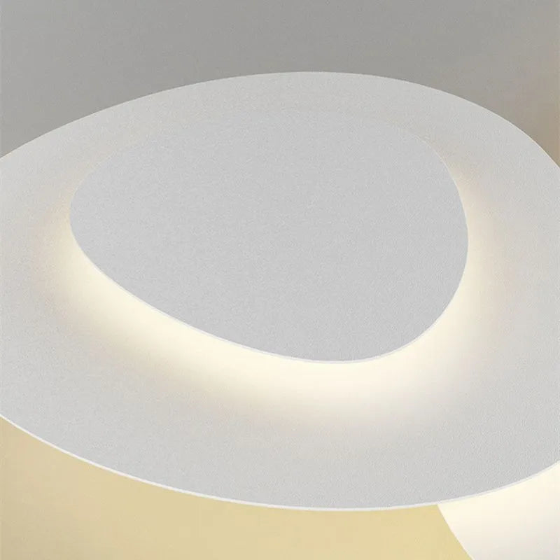Close - up of Circular - shaped White Ceiling Light-3