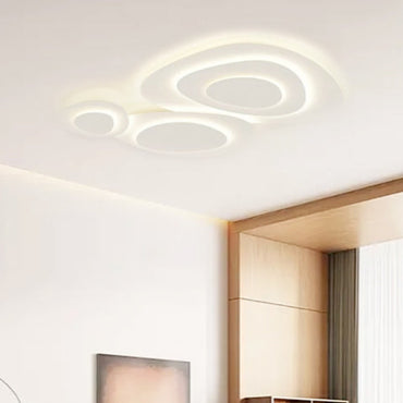 Nordic Modern White Ceiling Light for Living Room