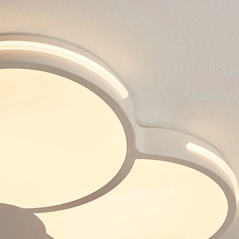 Flower Dimmable Ceiling Light — White Metal & Acrylic
