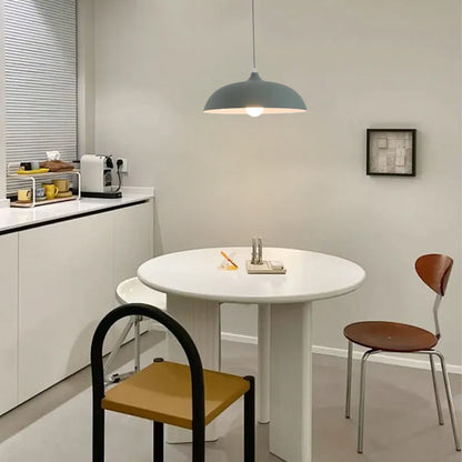 Morandi Metal Pendant Light - Black/Blue/Green/Grey for Dining Room