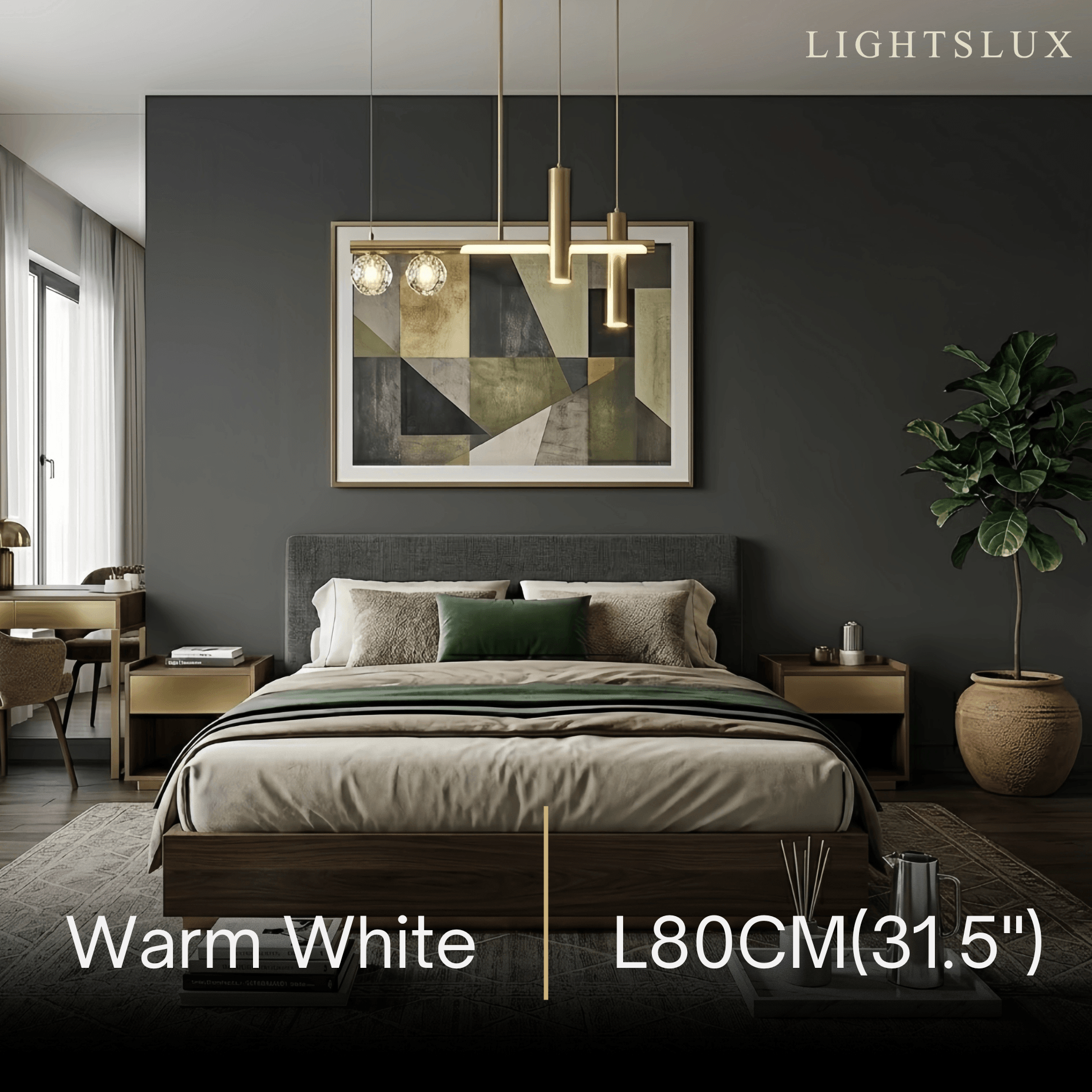 Excelis Modern Crystal Pendant Light 