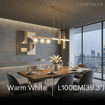 Excelis Modern Crystal Pendant Light 