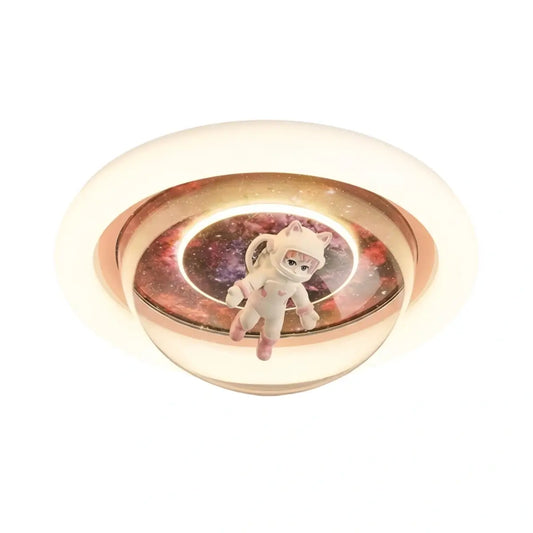 Vivara Modern Metal/Acrylic Ceiling Light - Blue
