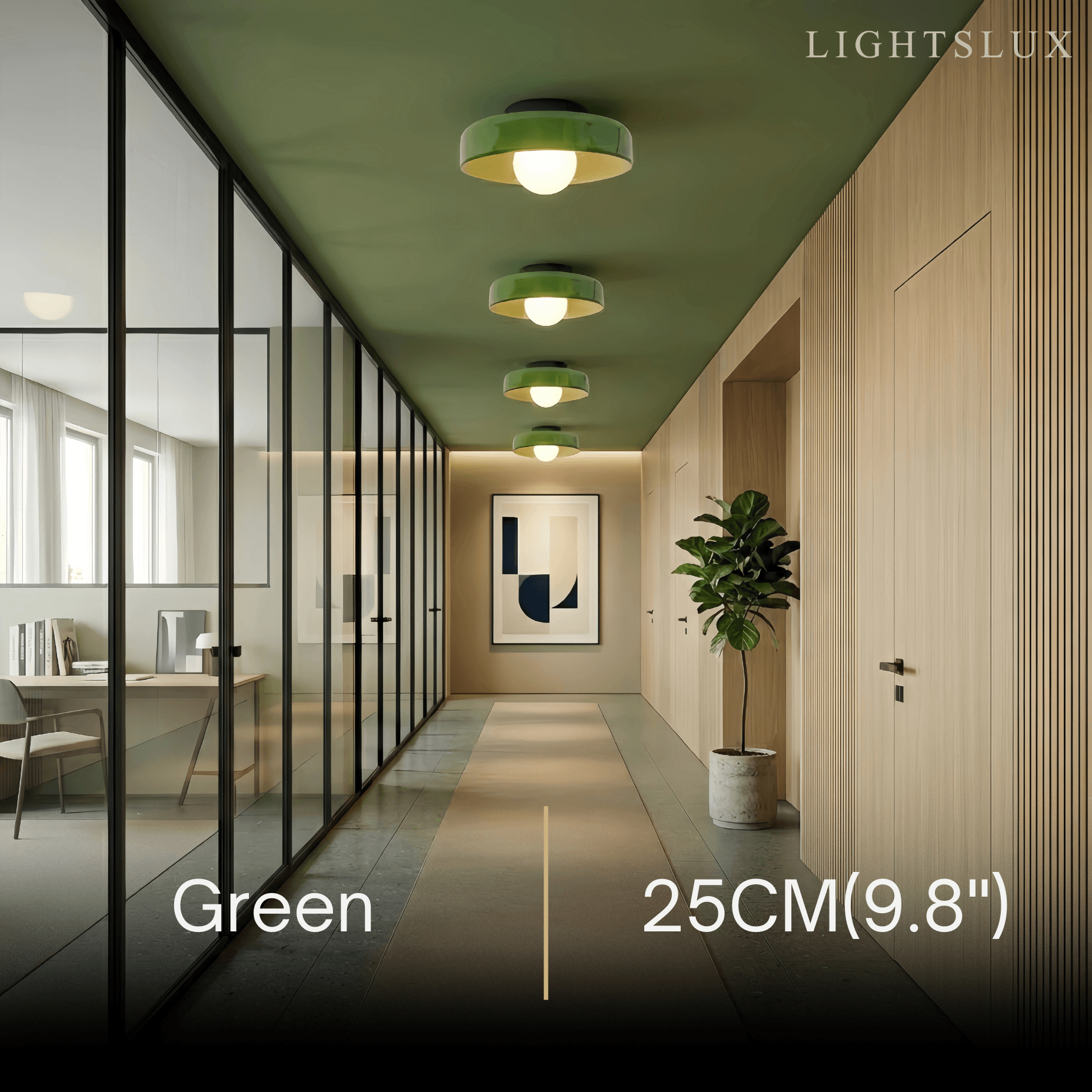 Modern_Round_Ceiling_Light_Orange