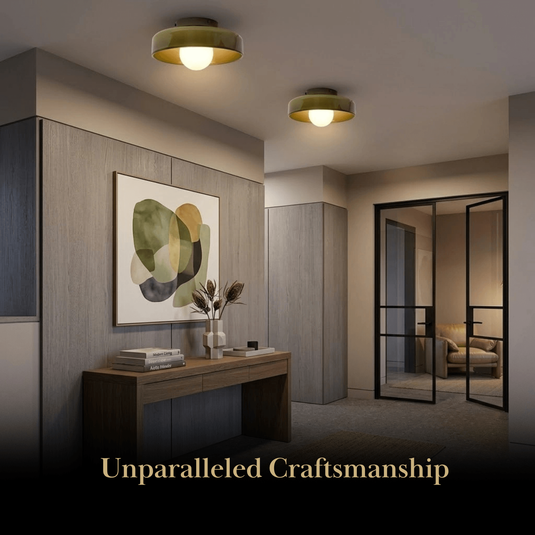 Modern_Round_Ceiling_Light_Orange