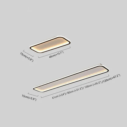  Ceiling Light – Metal/Silica Gel Fixture for Living Room