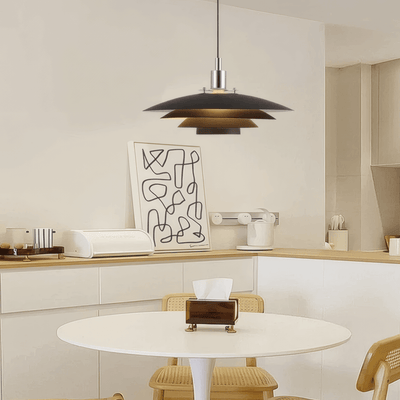  Modern Metal Black Pendant Light for Dining Room