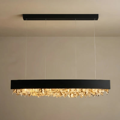 Crystal Pendant Light - 4-Color Dining Room/Kitchen Island